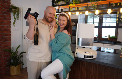 пара в кухнята и робот за почистване на работния плот