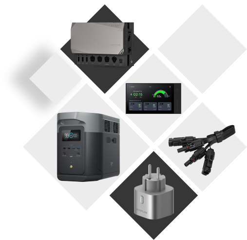 захранваща станция, рутер, щепсел, кабели